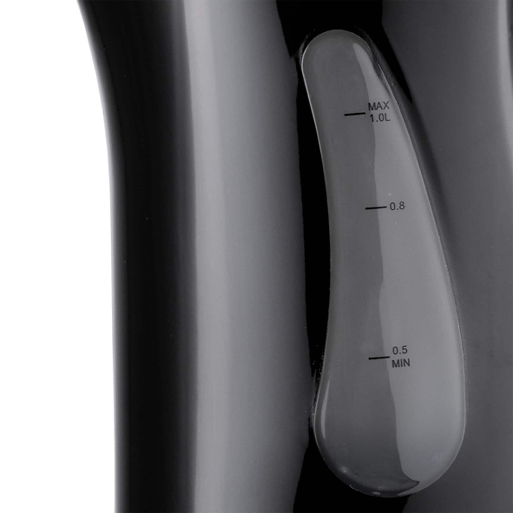 Brentwood Black 1L BPA-Free Cordless Electric Kettle